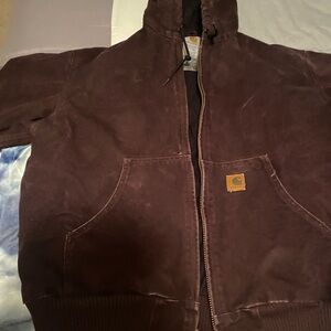 Carhartt Men's Purple Hooded Performance Jacket